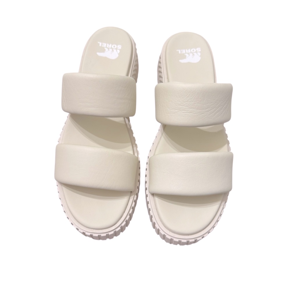 NEW SOREL women's ona streetworks slide sandals in chalk Sz‎ 8.5 - Picture 12 of 12